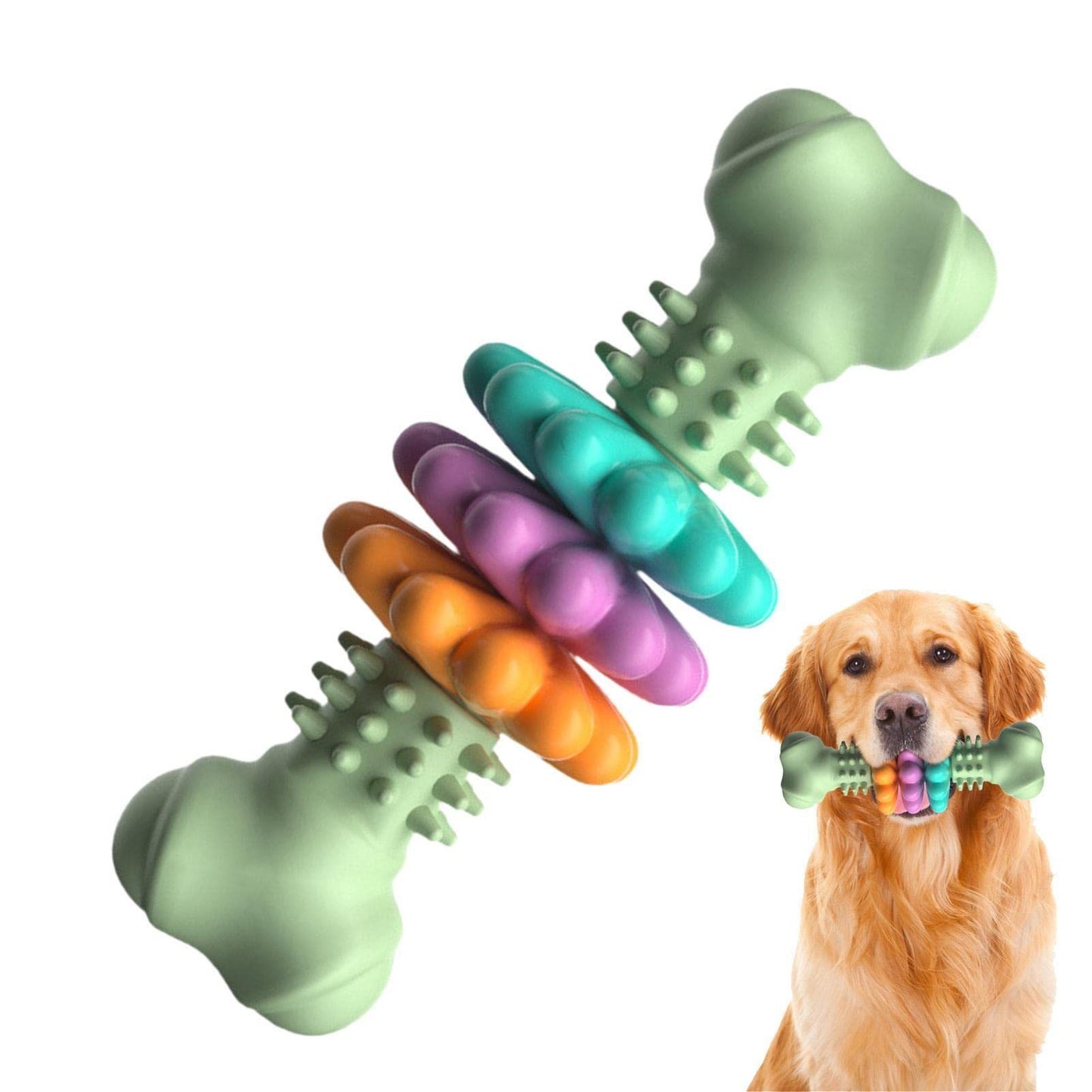 Indestructible Dog Chew Bone Toy