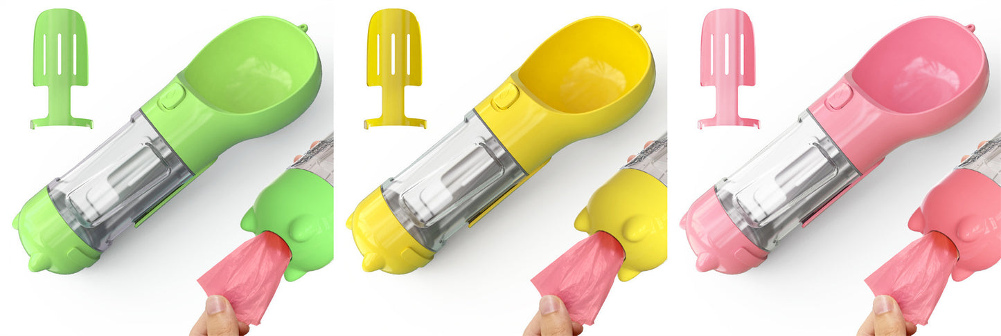 3-in-1 Dog Water Bottle