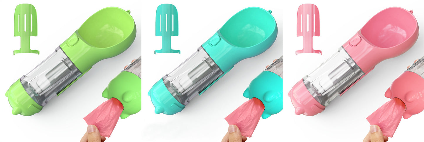 3-in-1 Dog Water Bottle