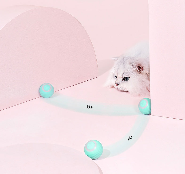Automatic Rolling Cat Toy Ball