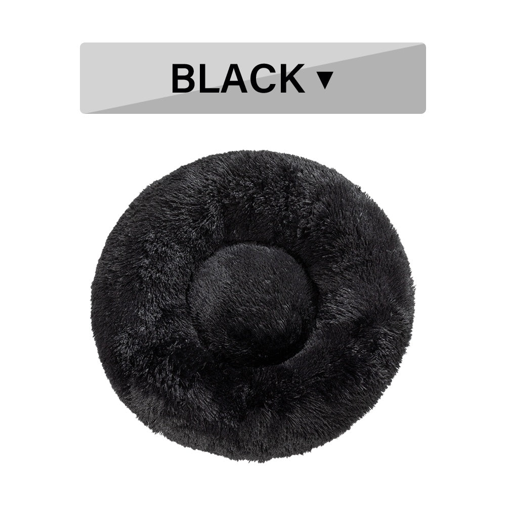Fluffy Donut Calming Dog Bed