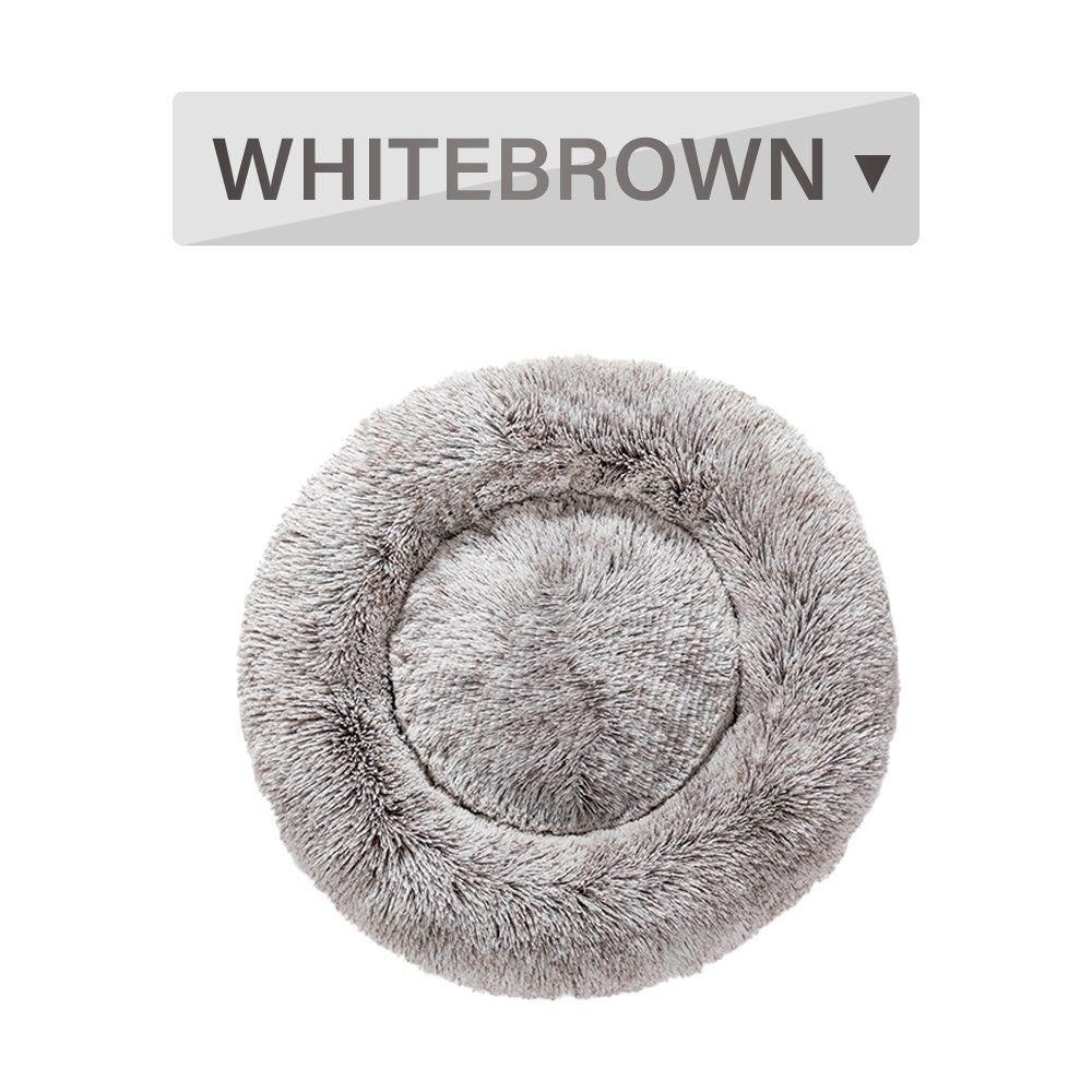 Fluffy Donut Calming Dog Bed
