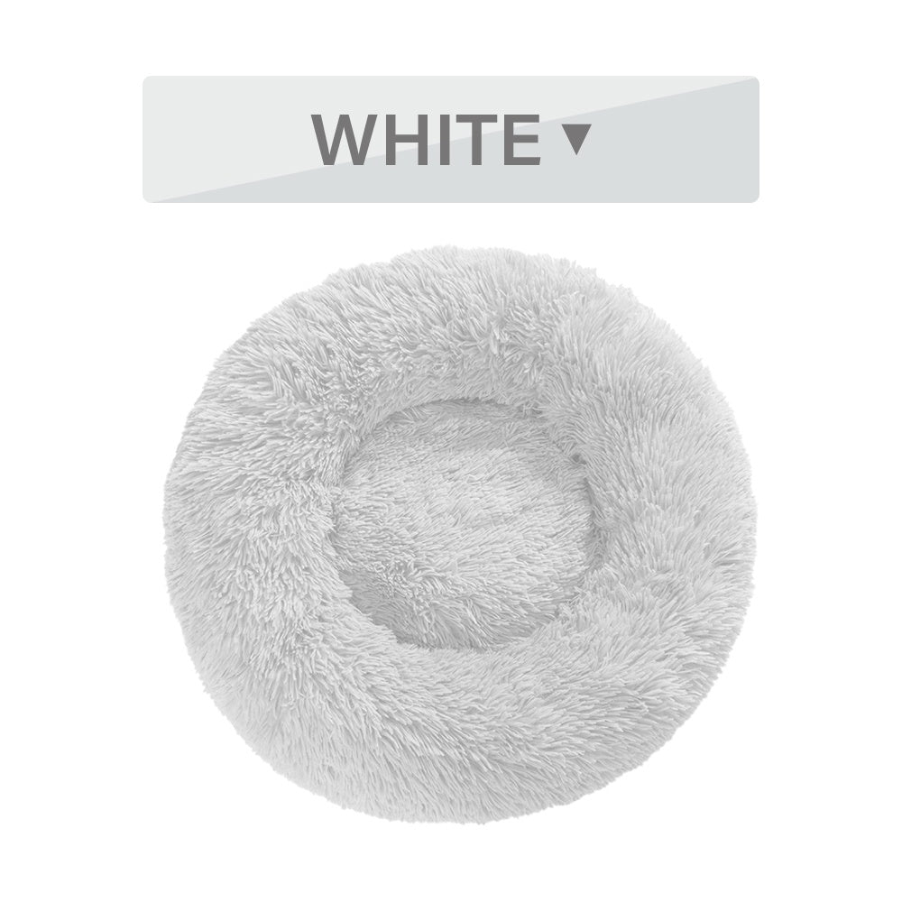 Fluffy Donut Calming Dog Bed