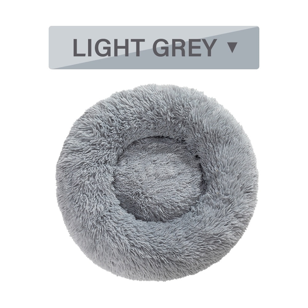 Fluffy Donut Calming Dog Bed