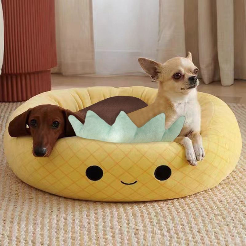 Shark Plush Pet Bed