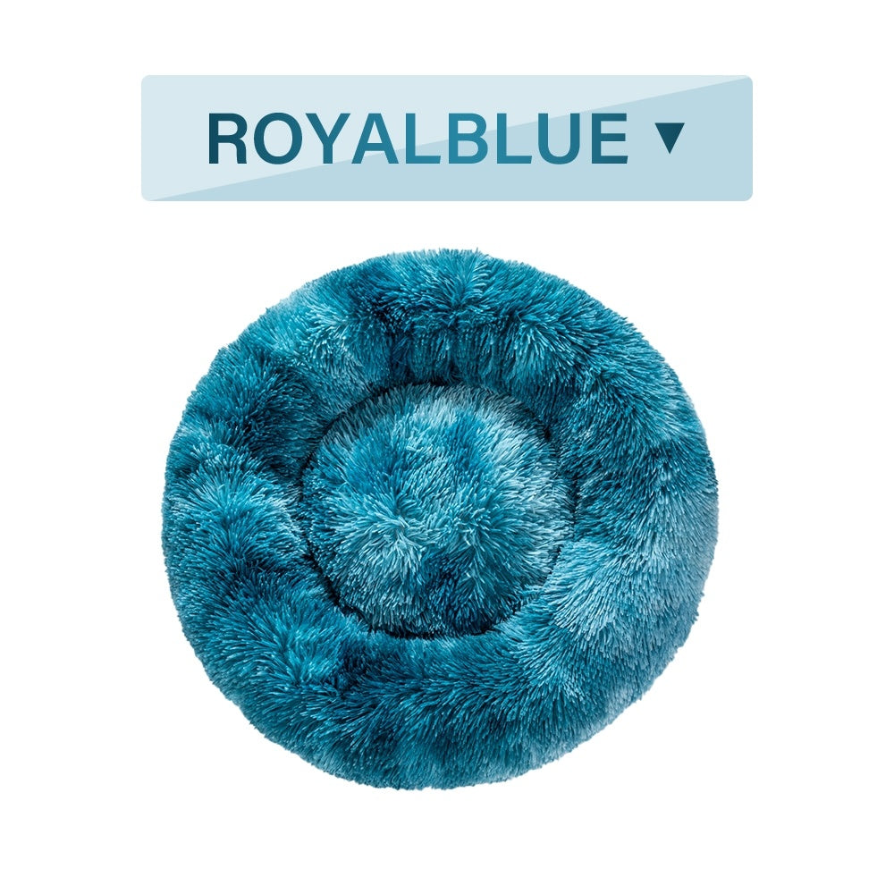 Fluffy Donut Calming Dog Bed