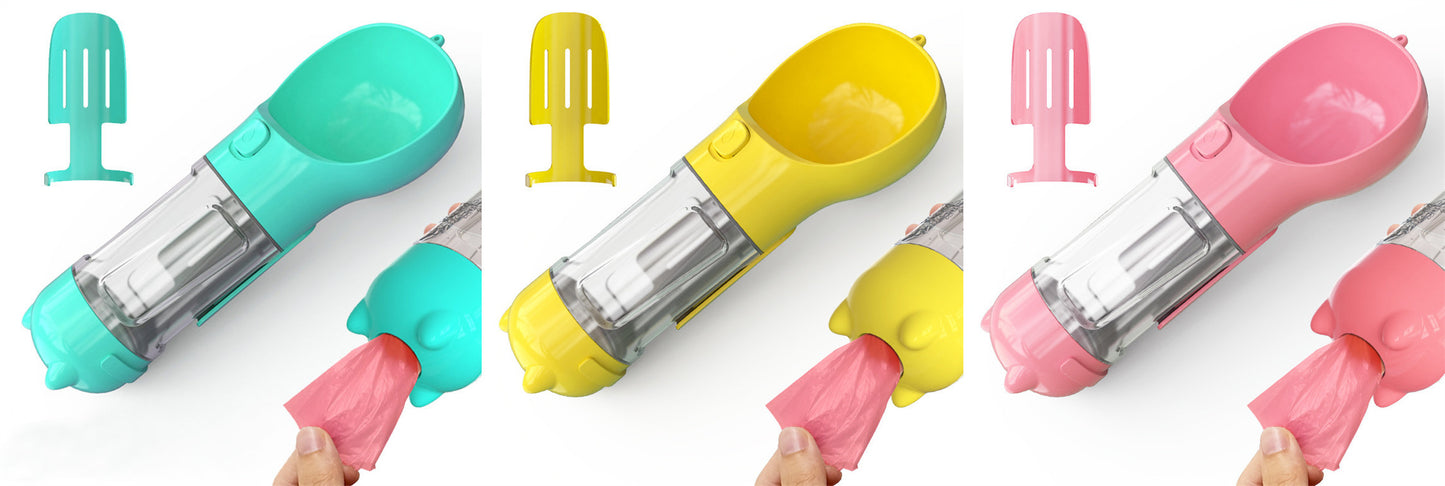 3-in-1 Dog Water Bottle